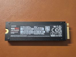 Samsung 990 Pro HS 1000 GB, M.2 2280 Occasion! 💥 AB 79.- !