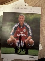 Patrik Andersson FC Bayern München Autogramm Karte signiert