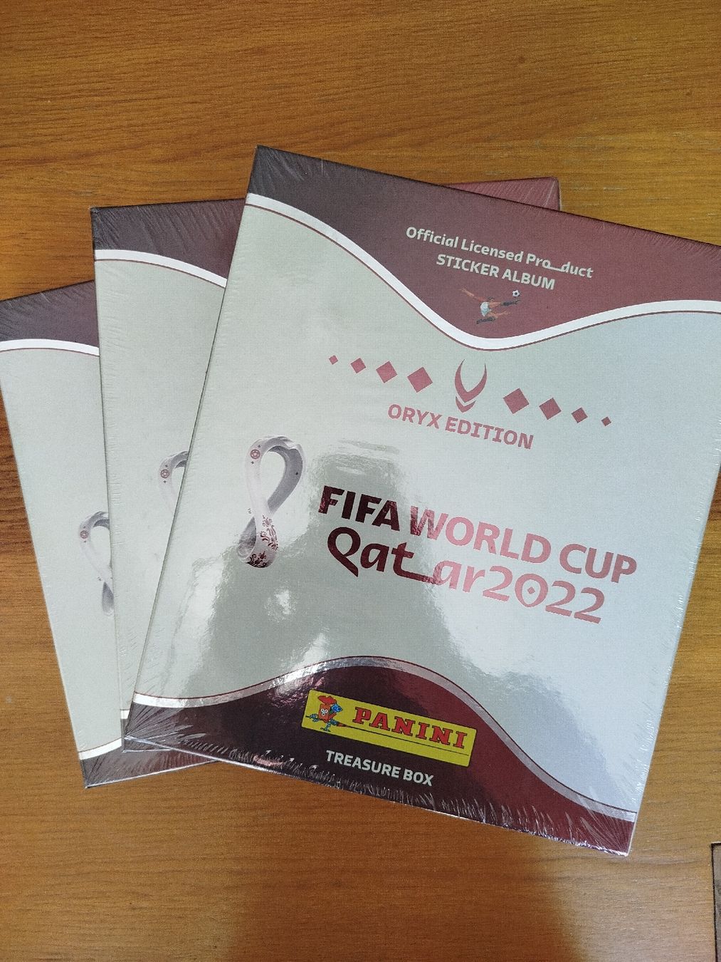 Panini Carte collezionabili: Panini WM 2022 3 x Treasure Box – Nuovo e nell'imballaggio originale da Wettingen venduto da mirna04