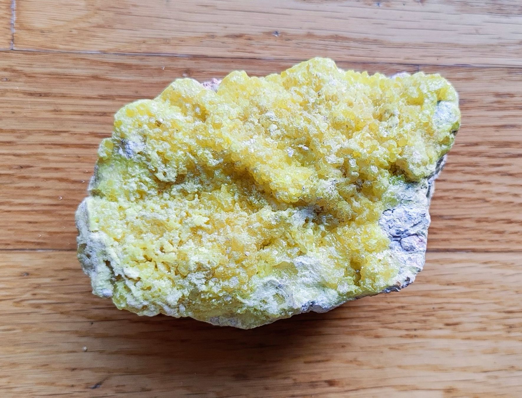 Grand spécimen de soufre jaune naturel – 11 × 8 cm – Minéral (Gebraucht ...