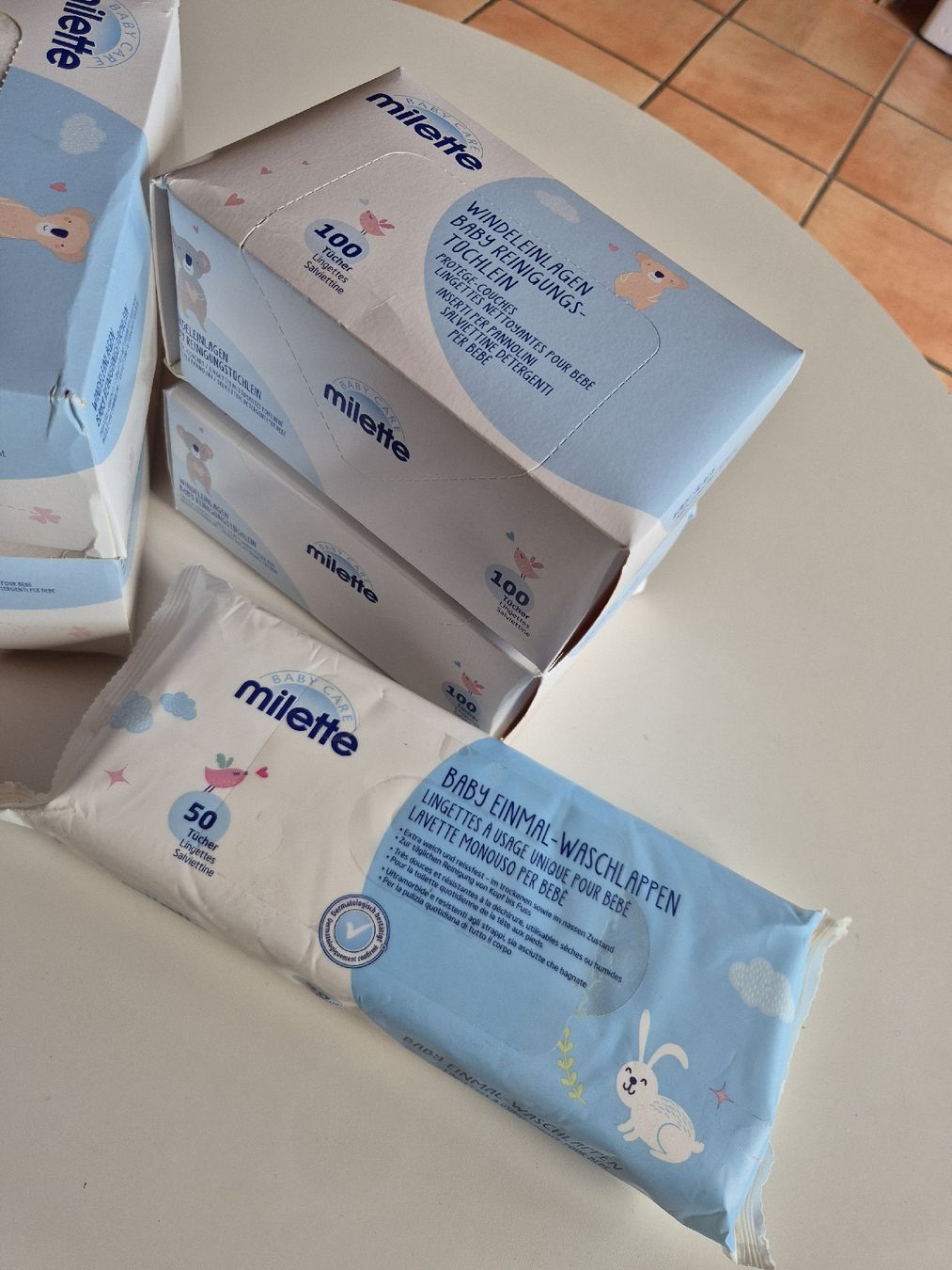Secchi per pannolini & Pannolini: Milette Windeleinlagen Paket – Nuovo (secondo la descrizione) da Wynigen venduto da La_Talpa 1