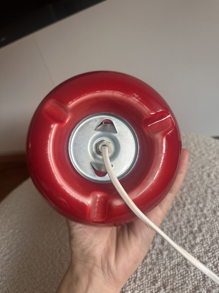 Ikea Lampade: Vintage Rote Ikea Lykta Lampe – Usato da Baden venduto da Marytumby 7