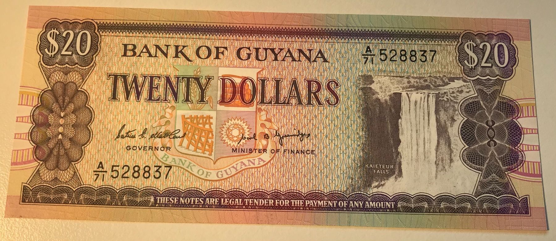 Banconote: Guyana 20 Dollars Neuwertig – Nuovo (secondo la descrizione) da Algetshausen venduto da Carrhard