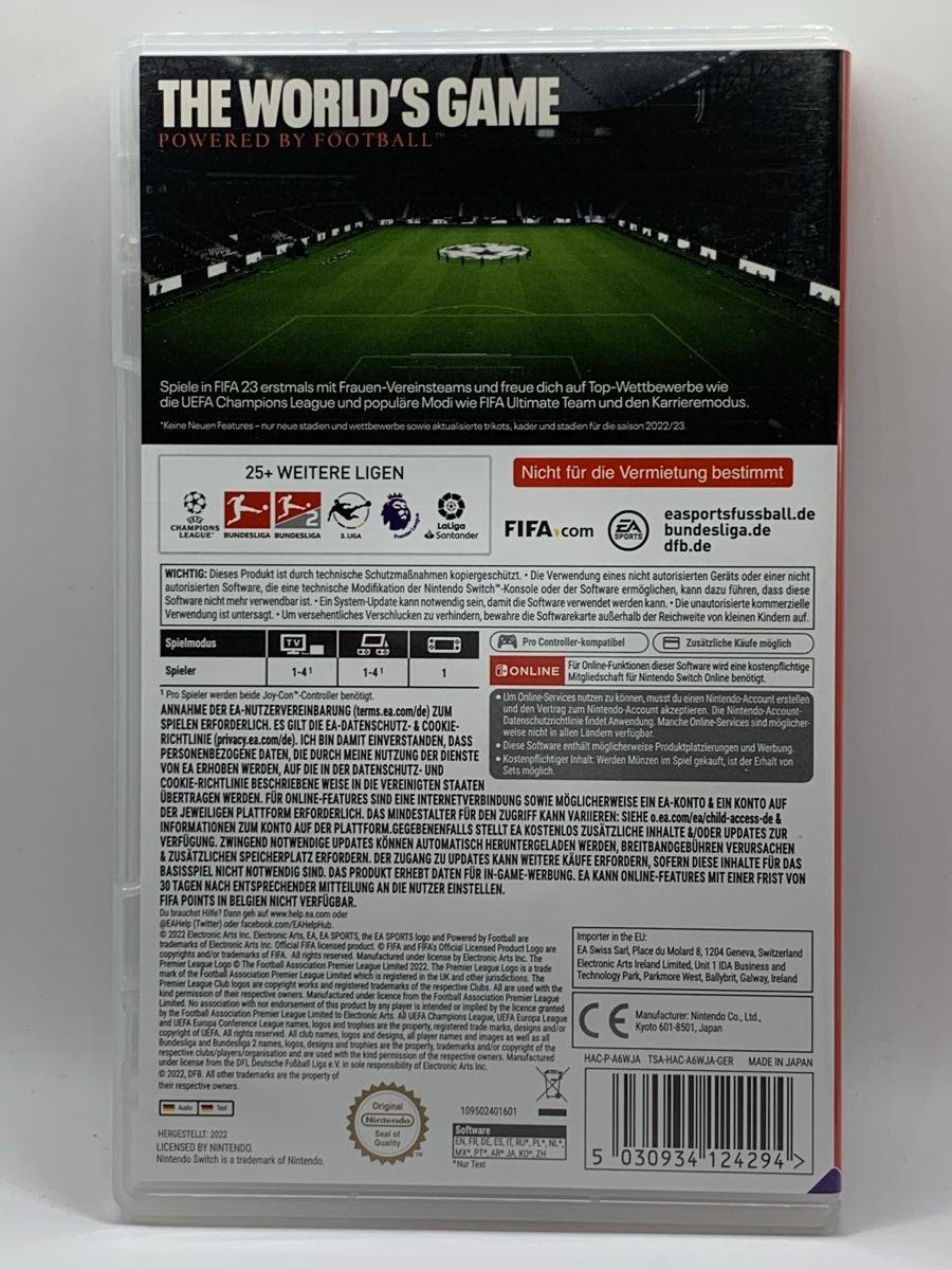 Nintendo Giochi: Nintendo Switch - FIFA 23 Legacy Edition – Usato da Ostermundigen venduto da RG-Collector 1