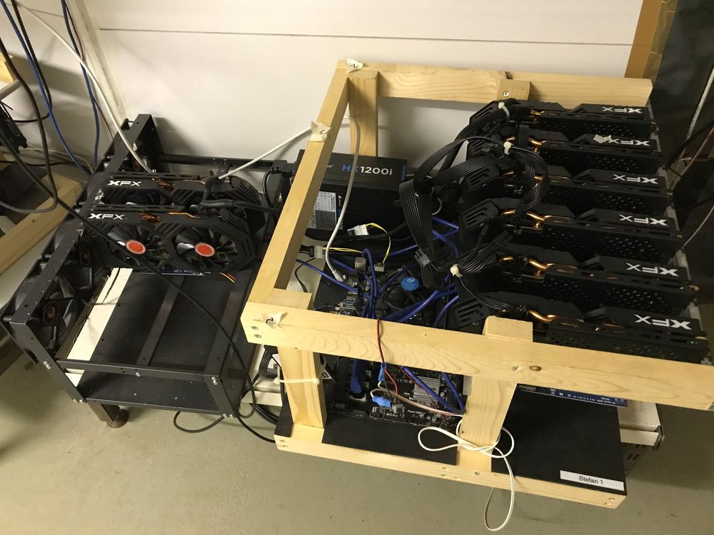 Coin Miner: Hardware gpus, etc von Mining-Projekt – Usato da Wädenswil venduto da OctagonX 6