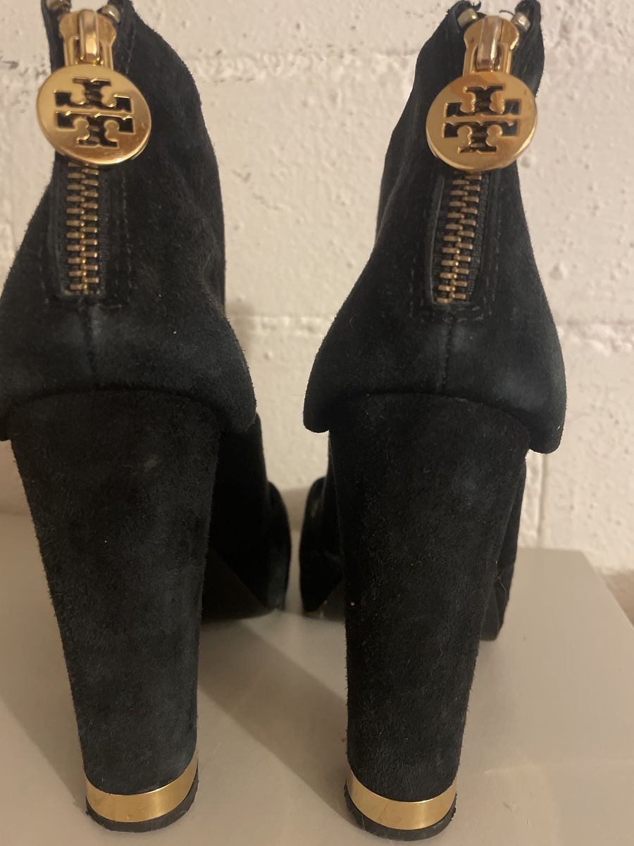 Damenschuhe: Bottines Tory Burch en daim noir40 – Gebraucht aus Villiers von nou_68rh 1