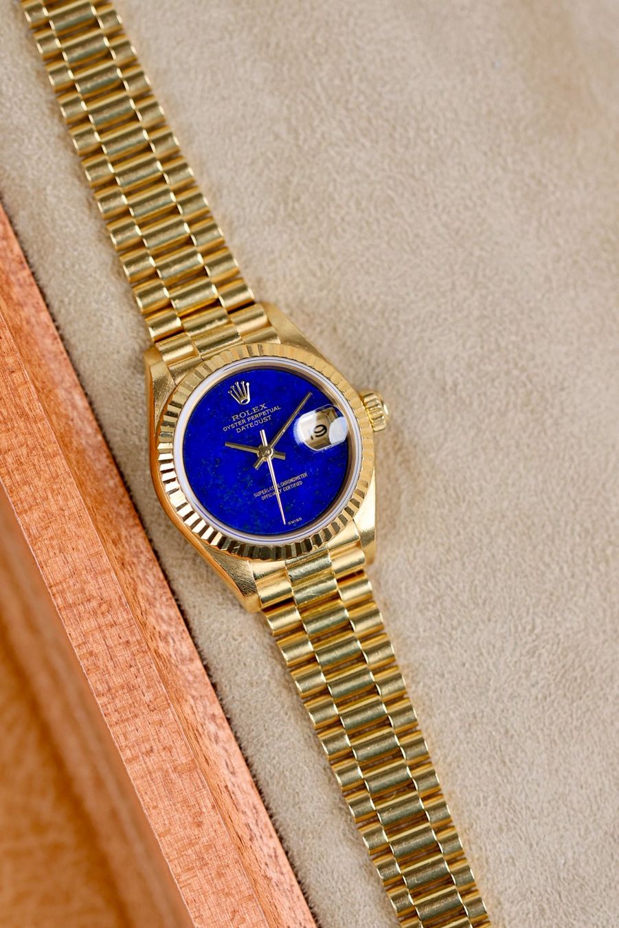 Rolex Orologi: Rolex Lady Datejust 'Lapis Lazuli Dial' – Usato da Zürich venduto da Lazulivintagewatches 1