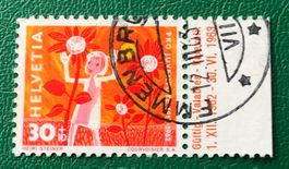 Nr.J 196 mit Vollstempel  Emmenbruge