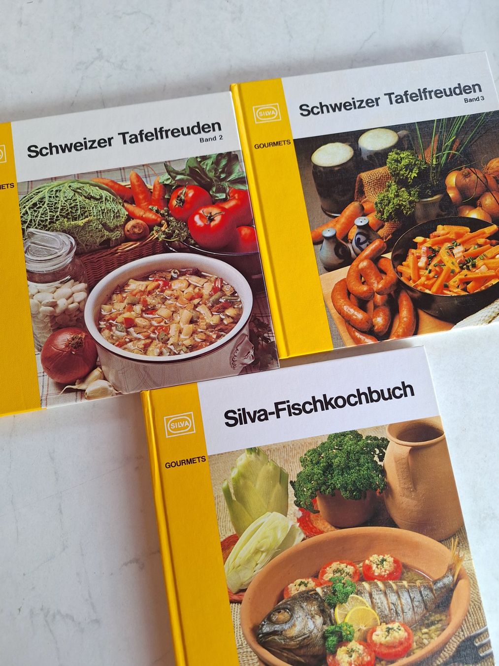 Bücher: VINTAGE 3 STK SILVAKOCHBÜCHER – Gebraucht aus Huttwil von Kunterbuntli