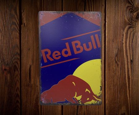 Red Bull Energy Drink Schild Blechschild Stier