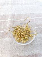 Ohrhaken gold farbig 20 stück