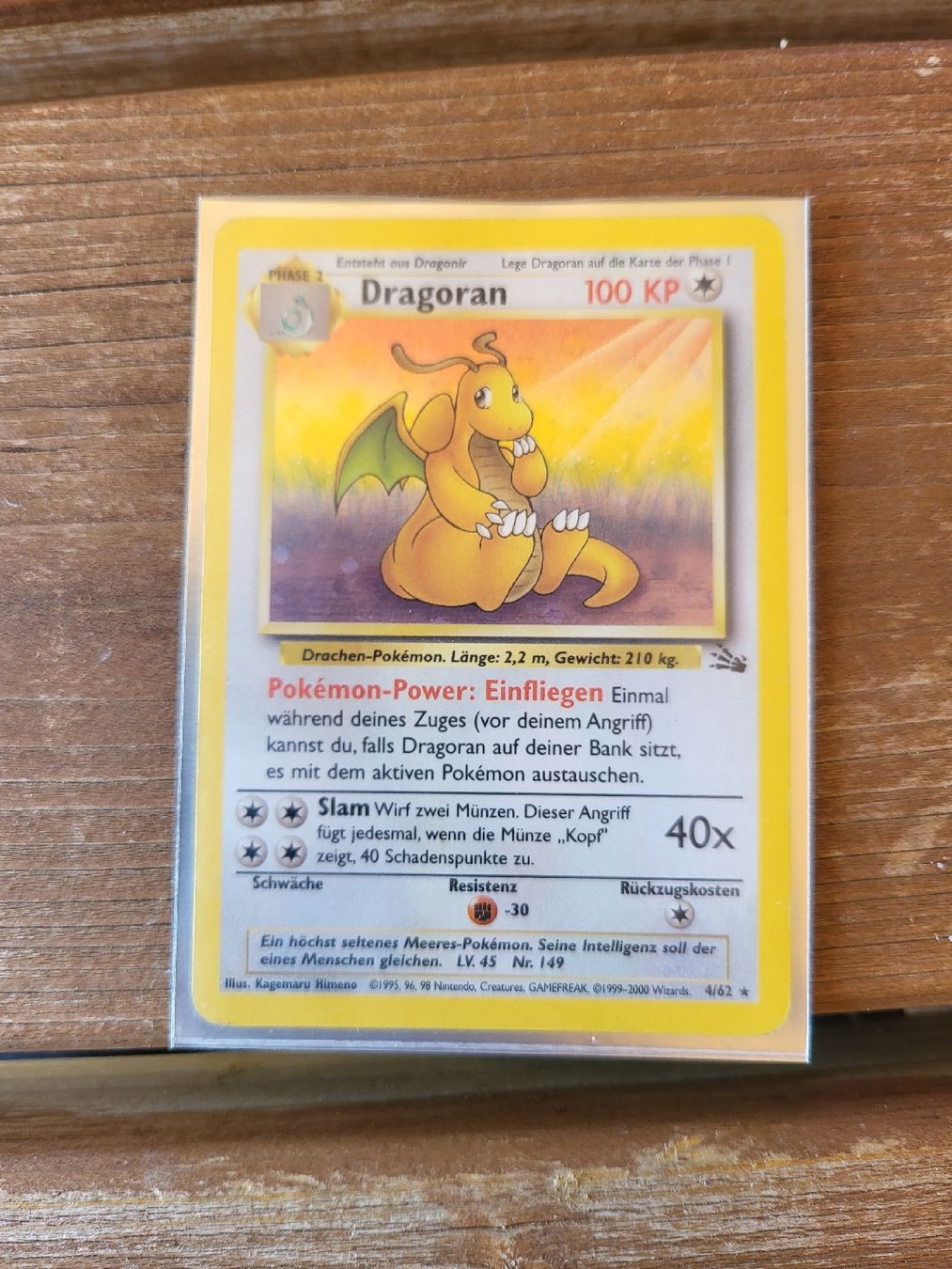 Pokémon Carte collezionabili: dragoran Fosill HOLO  – Usato da Wynau venduto da Ziegler_Secondhand 1