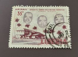 Liberia 1957 alte briefmarke