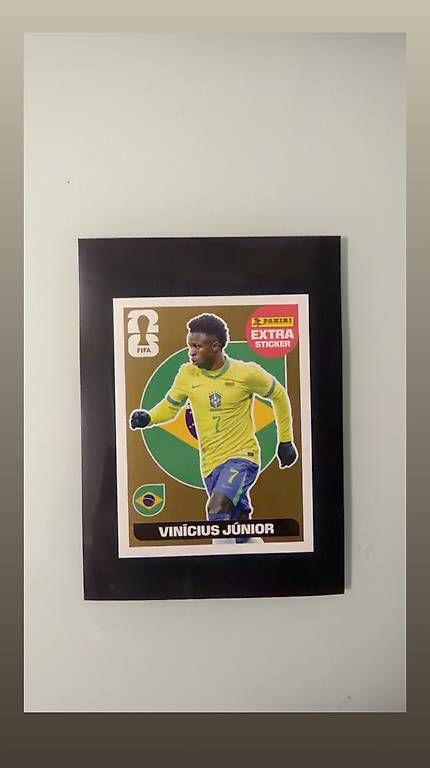 Panini Carte collezionabili: Panini Extra Sticker Gold Vinicius Junior – Nuovo (secondo la descrizione) da Winterthur venduto da YoungPrince 1