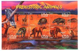 Block "Mammut, Kurznasenbär". Malediven.