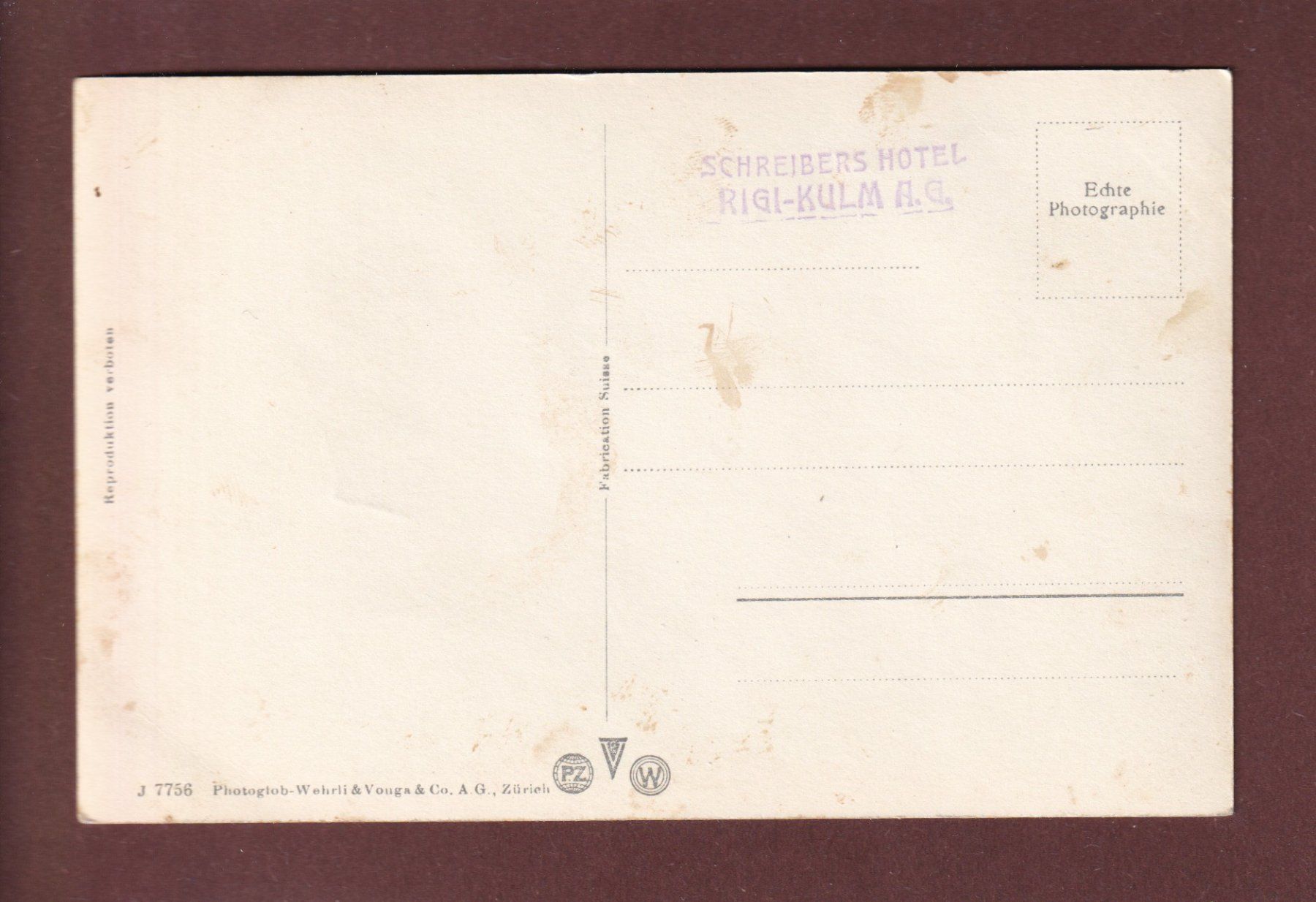 Cartoline postali: Nebelmeer bei RIGI-UNTERSTETTEN – Usato da Pully venduto da nicecards 1