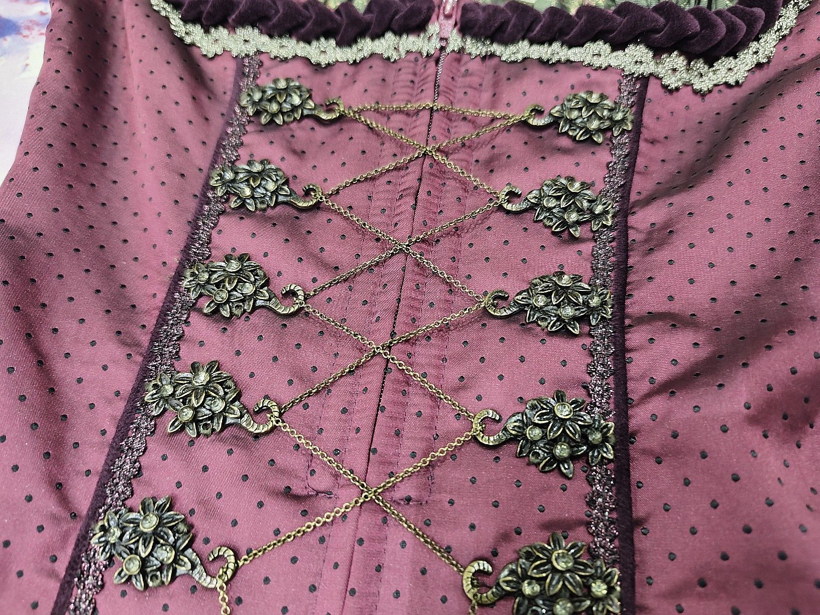 Krüger Vestiti: Trachtenmieder Krüger, Gr. 30 – Nuovo e nell'imballaggio originale da Dussnang venduto da Rosenfee50 6