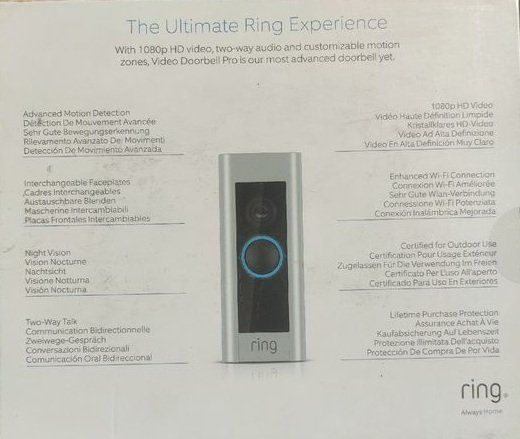 Videocamere: Video Doorbell Pro mit Chime Ring – Nuovo (secondo la descrizione) da Zuchwil venduto da Beppe_25.3 4