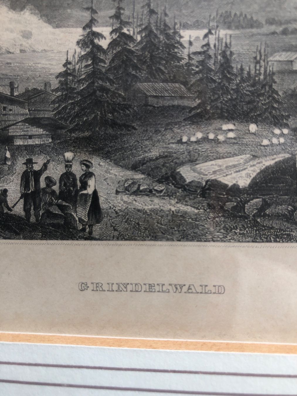 Stiche: Kunststich „Grindelwald „ – Gebraucht aus Zermatt von Walter2019 2