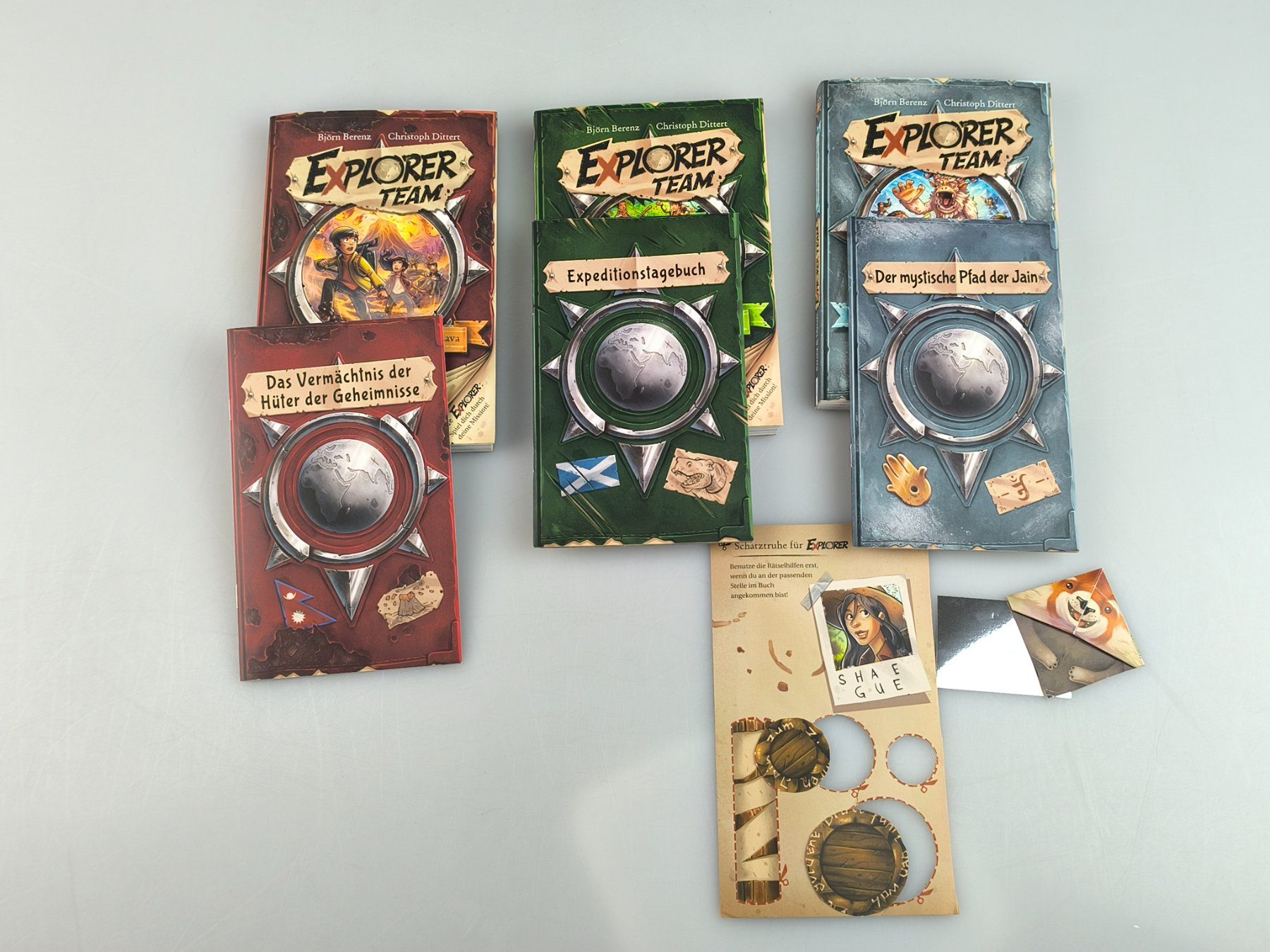 Bücher: Explorer Team 3er Buch-Set | Bände 1-3 mit Rätsel-Heften – Gebraucht aus Rüti ZH von Restwert_Rueti_ZH 2