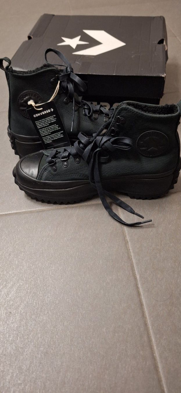 Converse Scarpe da uomo: Converse, RUN STAR HIKE noire, cuir – Nuovo e nell'imballaggio originale da Lussery-Villars venduto da pousinete02 1