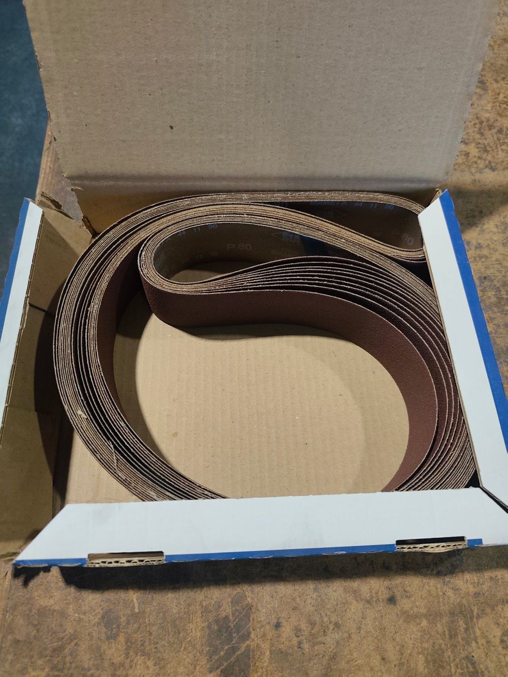 Tutti gli attrezzi: 9x Schleifband blue line P80; 50x2000mm – Usato da Arbon venduto da millpoint 1