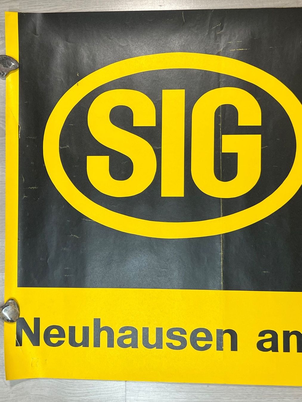 Foto & Immagini: Plakat SIG Schweizerische Industrie Gesellschaft – Usato da Vaduz venduto da Unikate-Markt 1