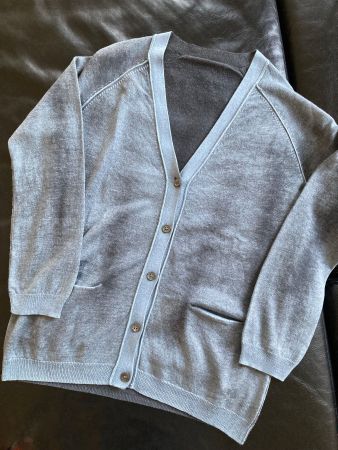 JIL SANDER CARDIGAN, GR. S, BUTTERWEICH, 1x GETRAGEN