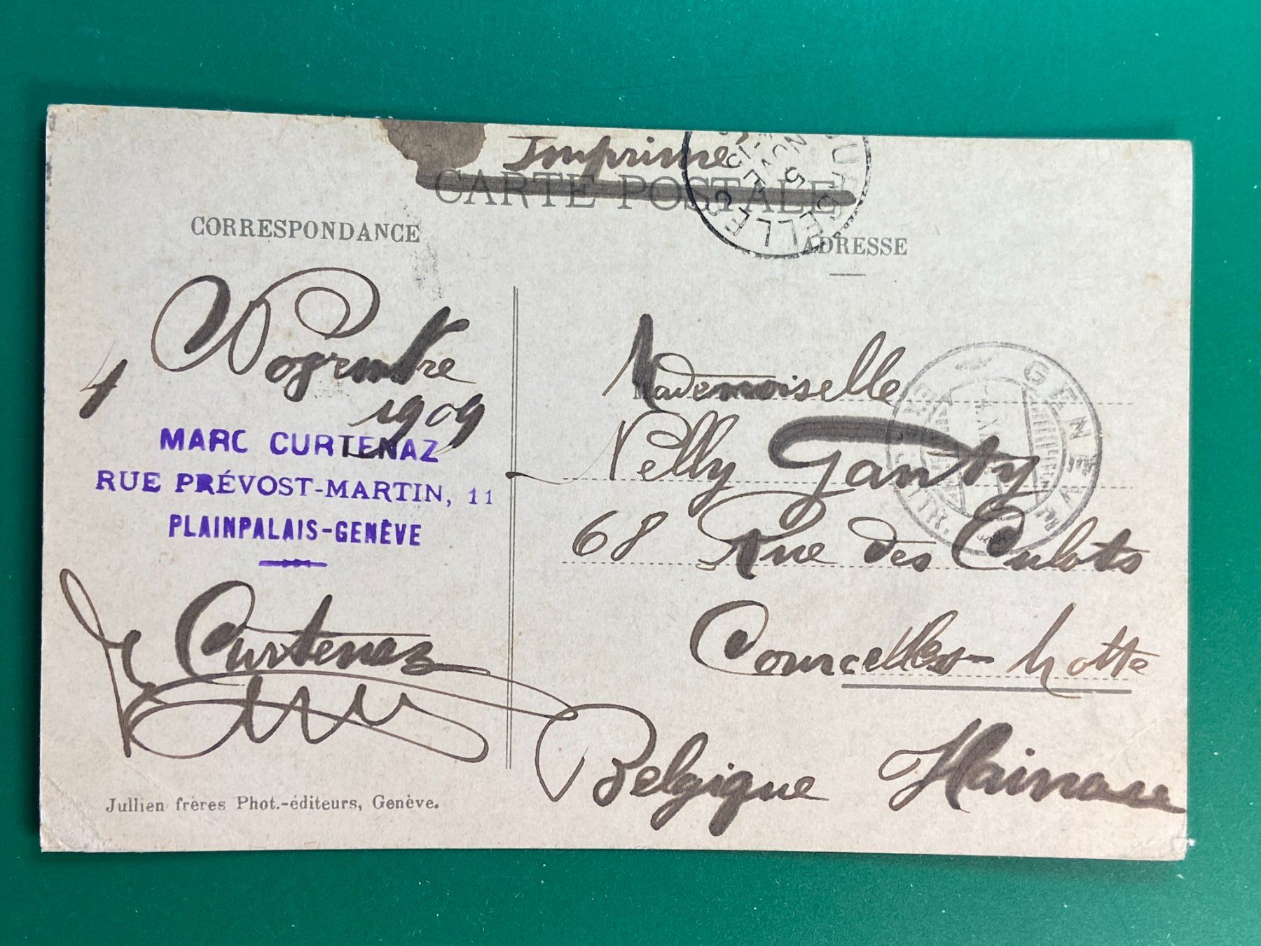 Cartes postales: Genf - Monument Brunswick - 1909 - belebt – D'occasion à Steg VS par danwer74 1