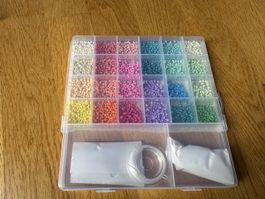Perlen-Set – Schmuck basteln – ca 6‘000 Perlen 3mm