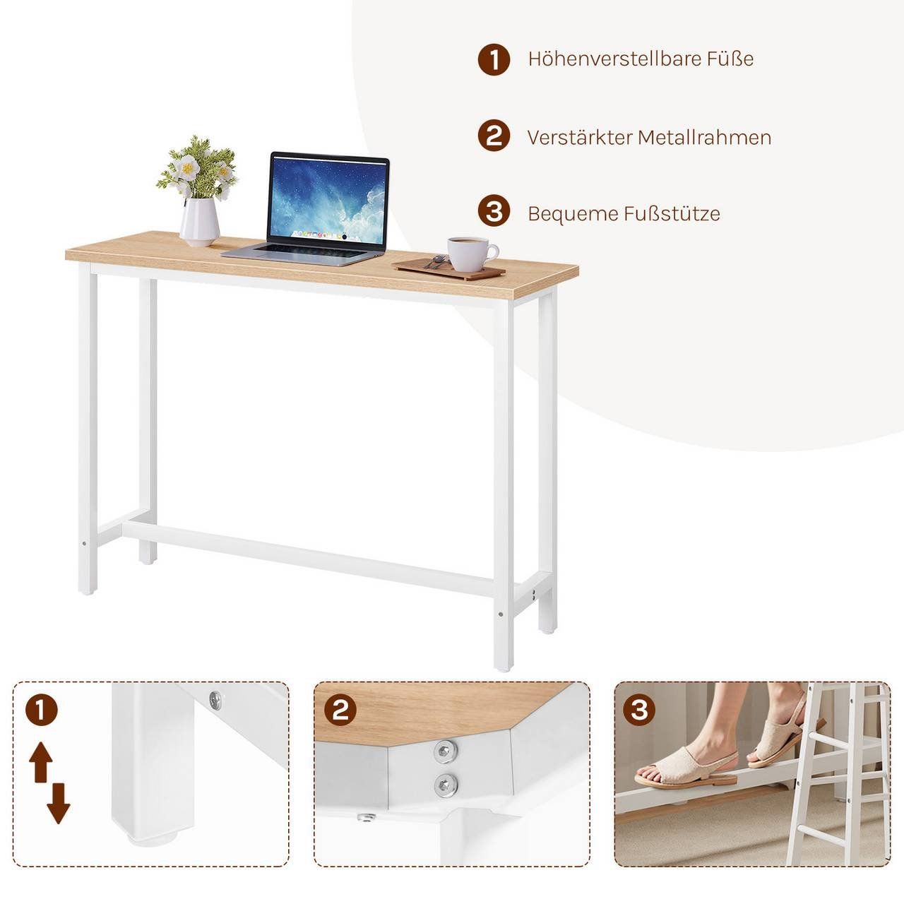 Tables: Bartisch Bistrotisch Stehtisch Esstisch Eiche Hell – Neuf avec emballage d'origine à Kreuzlingen par DealBlitz 4