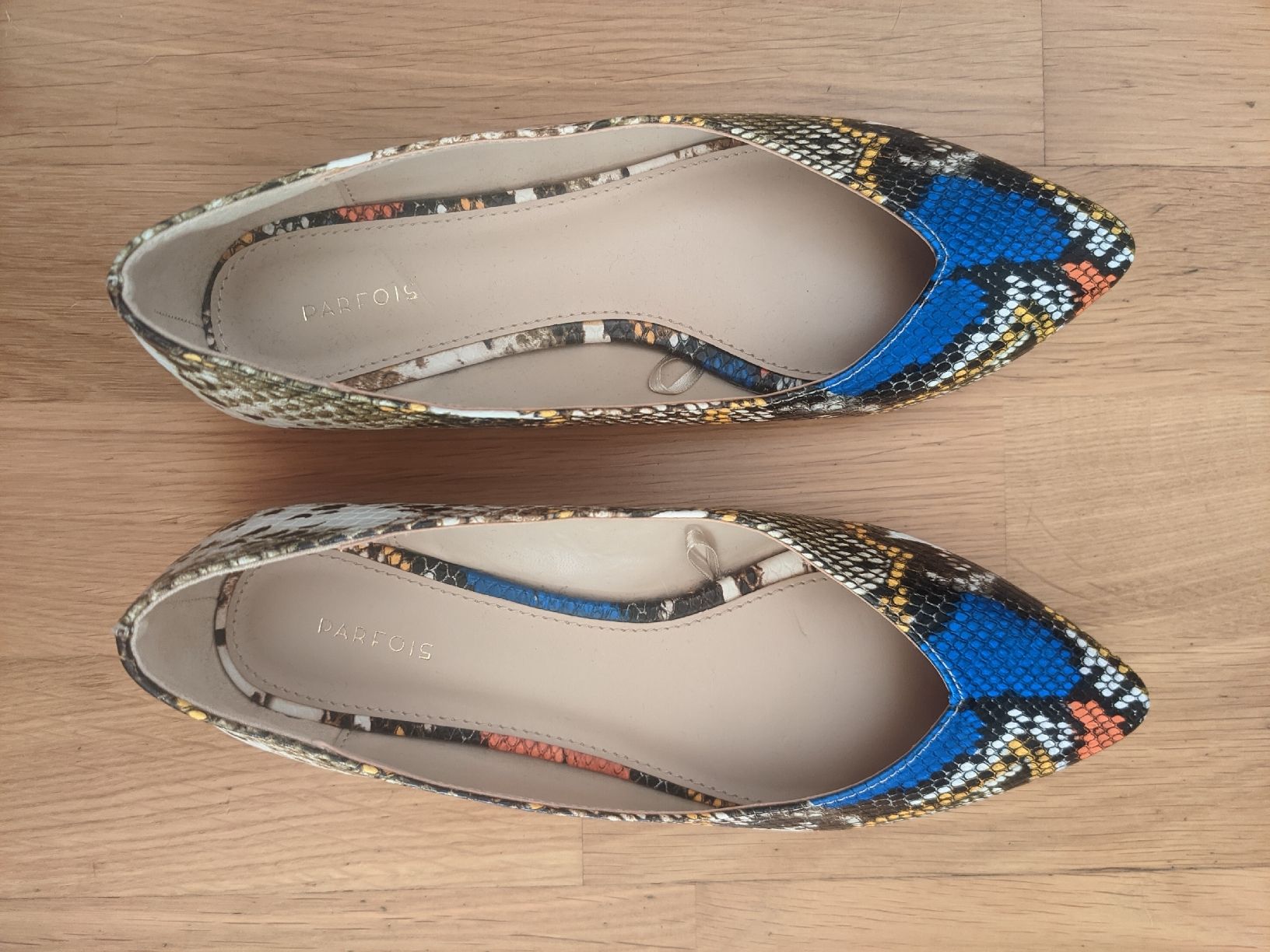 Damenschuhe: Ballerinas von Parfois, Gr. 37, schlangenmuster – Neu (gemäss Beschreibung) aus Langendorf von KleeneFlaume 1