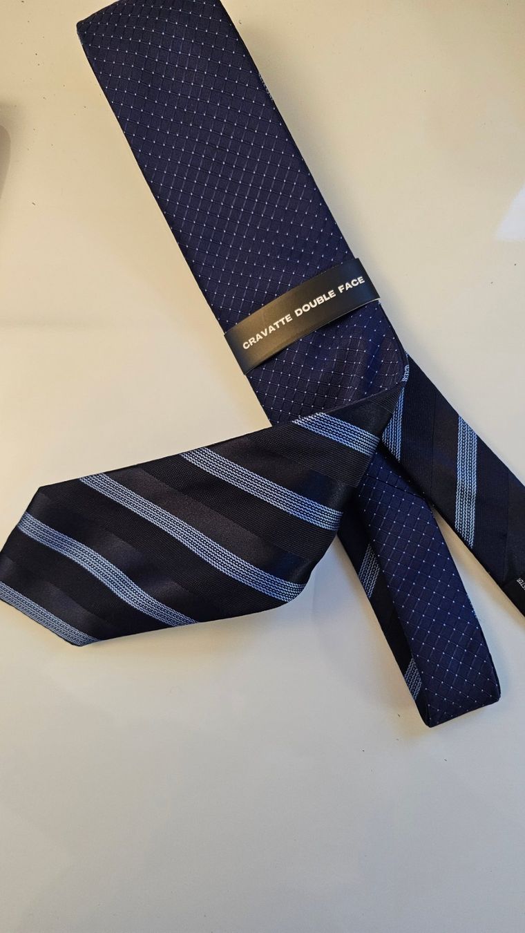 Cravatte: Krawatte reversible doubleface zweiseitig tragbar – Nuovo e nell'imballaggio originale da Fehraltorf venduto da yan_t9yg 1