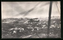 Foto-AK Sanke Nr. 1056: Flugzeug über d