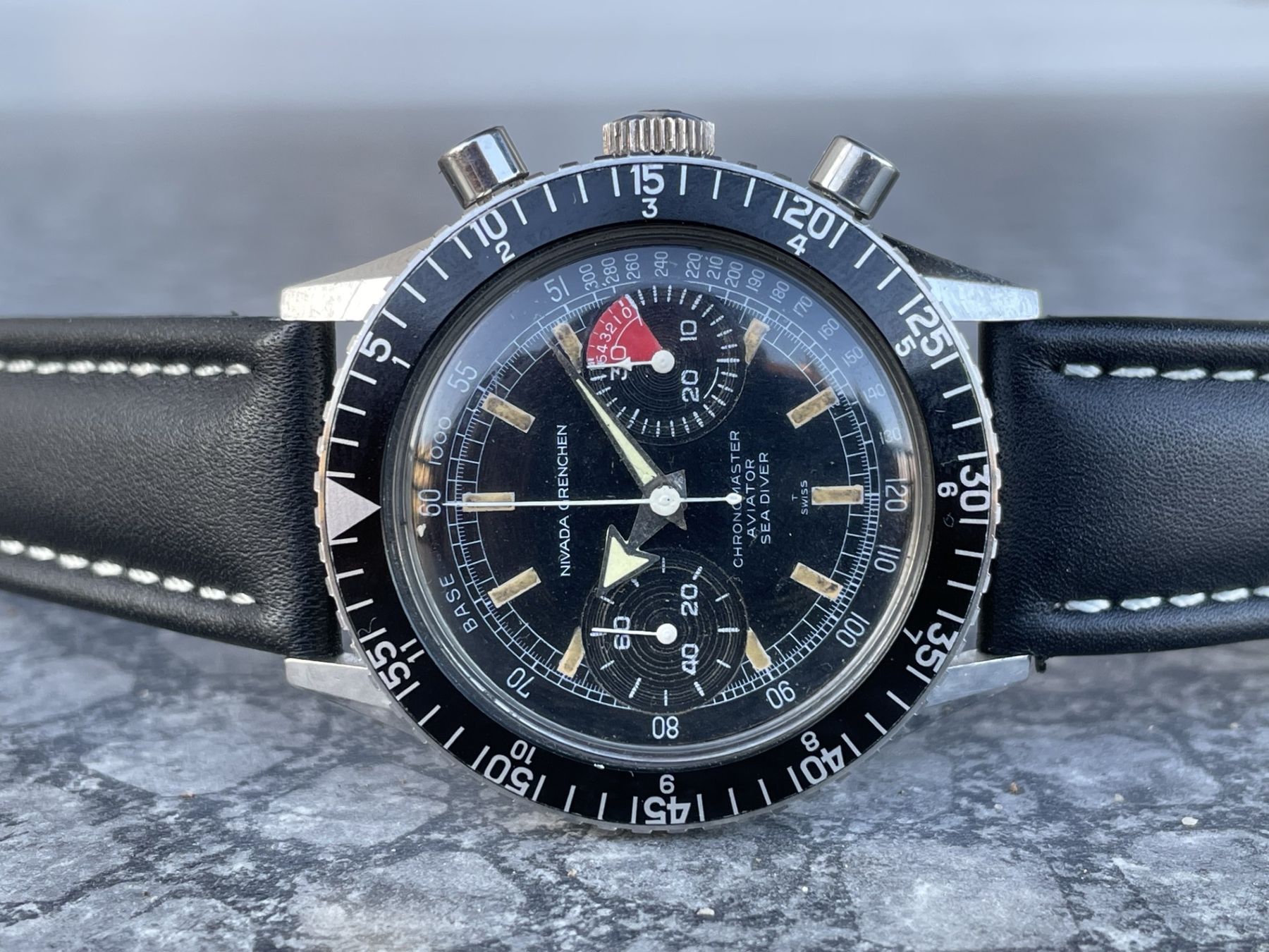 Nivada Uhren: Chronograph Nivada Grenchen – Gebraucht aus St.Gallen von Einstein87