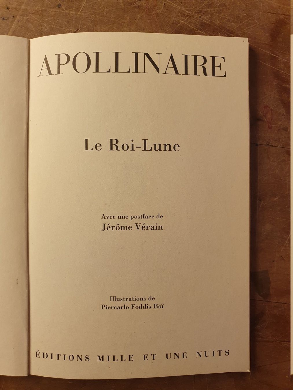 Livres: Le Roi Lune - Appolinaire – D'occasion à Zürich par loosebone 1