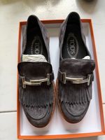 Tods Loafers Leder Plateau Gr. 36 (24cm) top Zustand