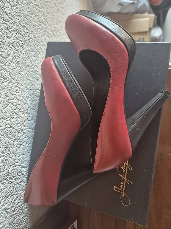 Scarpe da donna: Escarpins cuir rouge pointure 39 – Nuovo e nell'imballaggio originale da Cossonay-Ville venduto da bricbroc 2