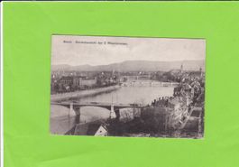 Basel-Generalansicht der 3 Rheinbrücken