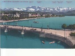 Zürich Quaibrücke ca. 1915