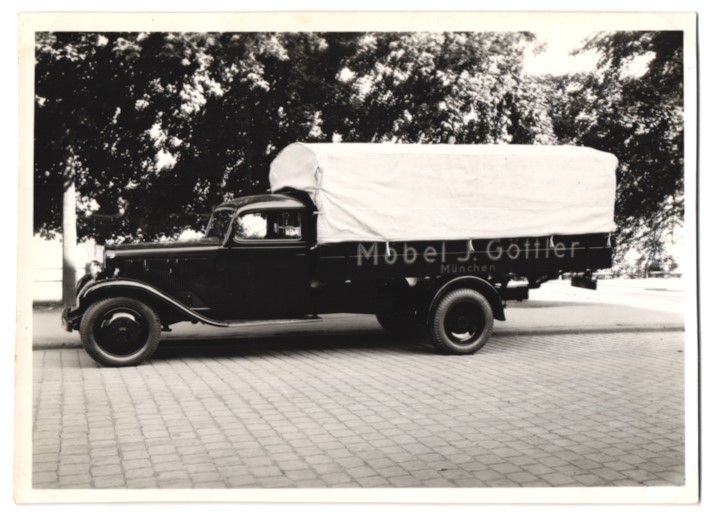 Fotografie & Manifesti: Fotografie Lastwagen, LKW - Pritsche mit – Usato da Berlin venduto da bartko-reher