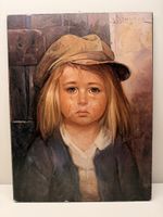Gemälde "Weinende Kinder" G Bragolin Bruno Amadio Kunst Bild