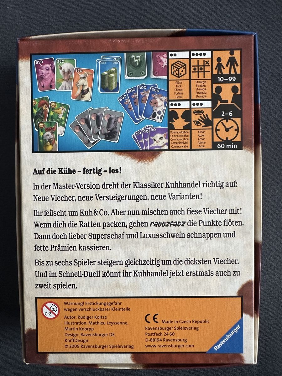 Ravensburger Spiele: Kuhhandel Master – Gebraucht aus Weinfelden von lua_28ql 1