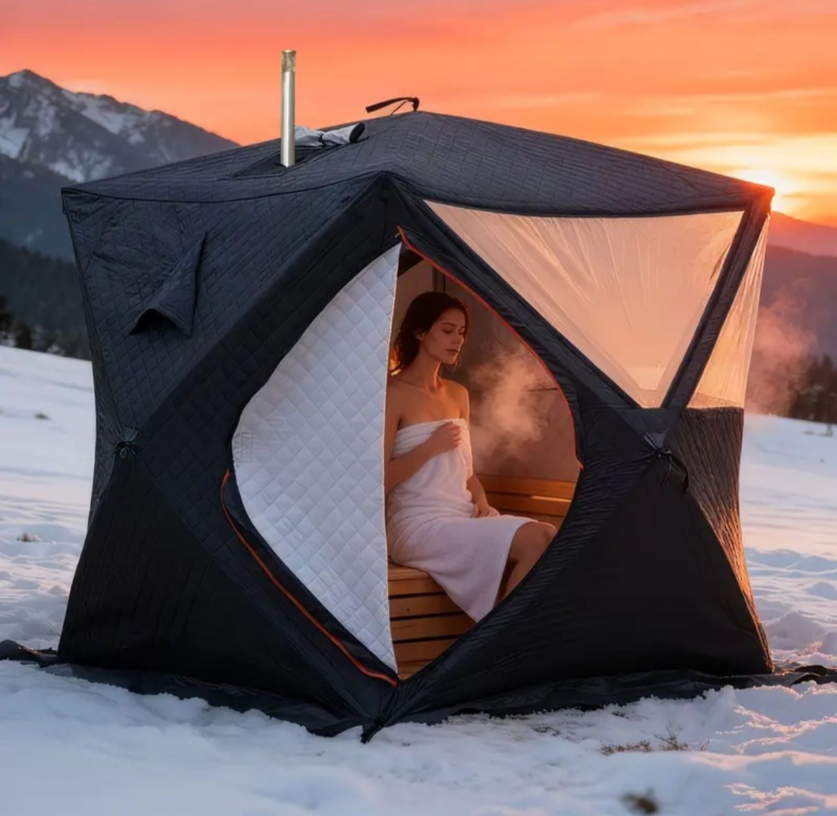 Tentes: Winter Outdoor Eisangel / Saunazelt – Neuf avec emballage d'origine à Hohenrain par cars77 1