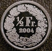 50 Rappen 2004 stgl. / aus Münzsatz