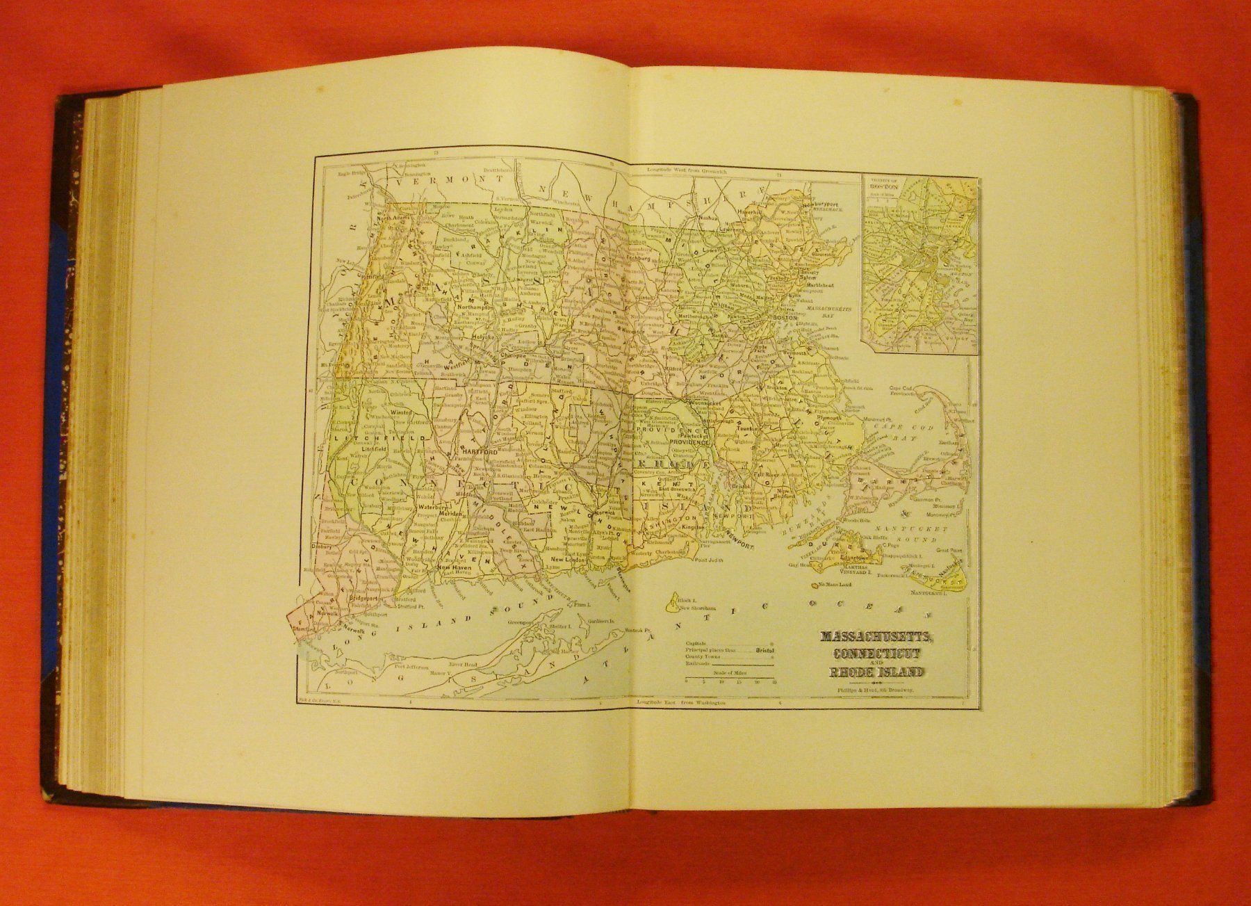 Libri: FAMILY ATLAS, 1887 – Usato da Grüningen venduto da Kartensammler 2