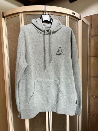HUF Hoodie - Sweatshirt - stone Gr. M grau