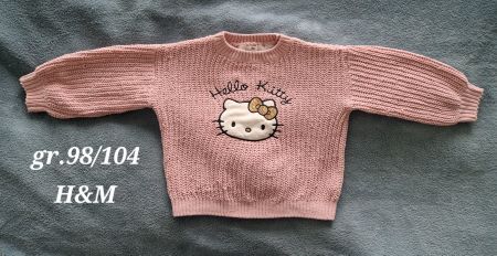 Chenille Pullover grösse 98/104 Hello Kitty