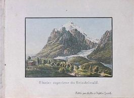 Grindelwald  Aquatinta von Füssli