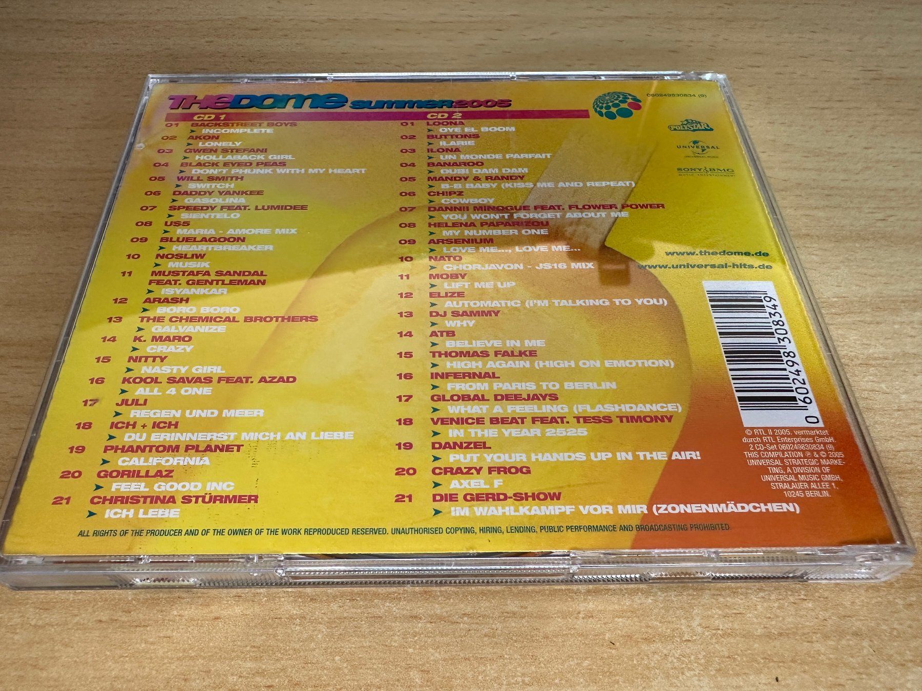 CD: Various – The Dome Summer 2005 - 2 CD – Usato da Rikon im Tösstal venduto da Alpenmutz 1